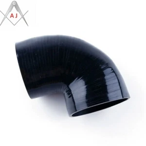 4''-4 1/3'' 102 to 110mm 90Degree Elbow Reduce Intercooler Coupler Silicone Hose - Picture 1 of 6