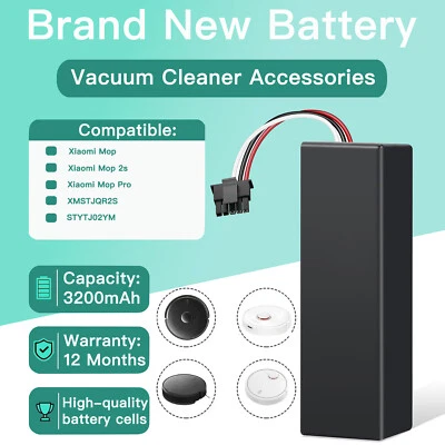STYTJ02YM Battery for Xiaomi Mijia LDS Mop 2S / Mop P/Mop Pro Vacuum Cleaner - Image 1 of 4