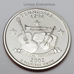2002 S Statehood Quarter -Tennessee- CLAD ✼PROOF✼ BU - Picture 1 of 2