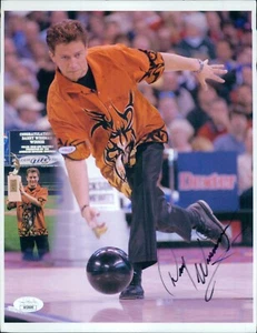 Danny Wiseman PBA Bowler Signed 8.5x11 Cardstock Photo JSA Authenticated - Picture 1 of 2