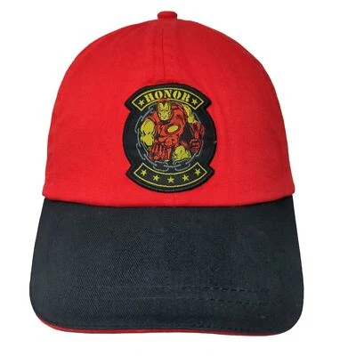 Marvel Boy's Slideback Hat Red Adjustable Embroidered Iron Man Honor Logo - Image 1 of 4