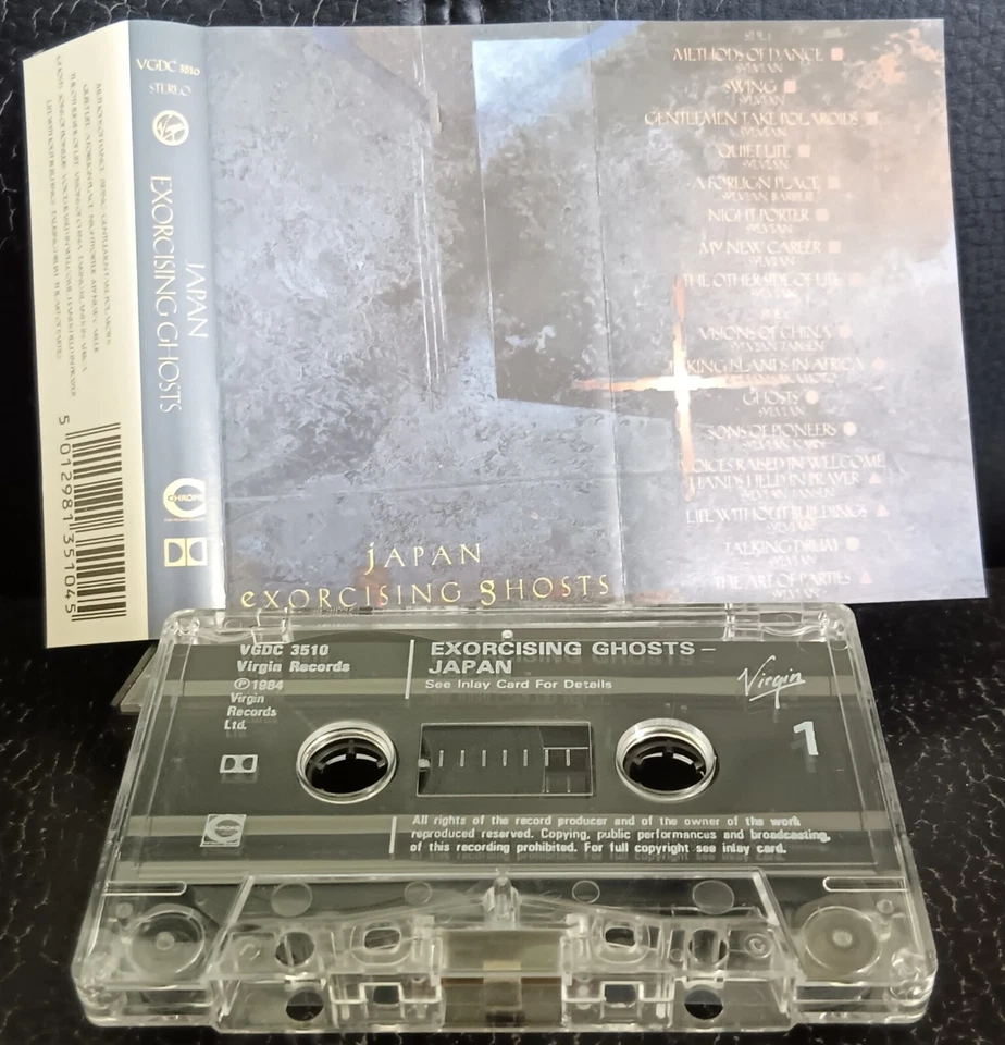 Japan ‎– Exorcising Ghosts - reissue UK cassette tape VG+, excellent excellent - Image 1 of 1
