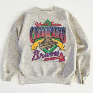 Remake Atlanta Braves 1995 World Series Ash Sweatshirt S-5XL HN0142 - Picture 1 of 3