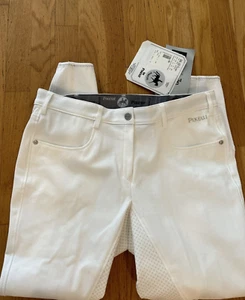 NUEVO Pantalones de asiento completo Pikeur Meret Grip 34R blancos - Imagen 1 de 3