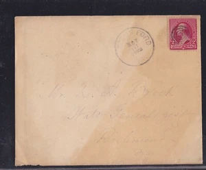 USA 1892 COVER BULLSEYE CANCEL #127 - Picture 1 of 2