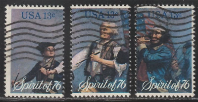 USA 1976 SC# 1629 - 1631 - American Bicentennial Issue - Used Lot # 305 - Image 1 of 2