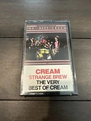 CREAM Strange Brew; The Very Best of Cream DOLBY Cassette SEALED - Image 1 of 2