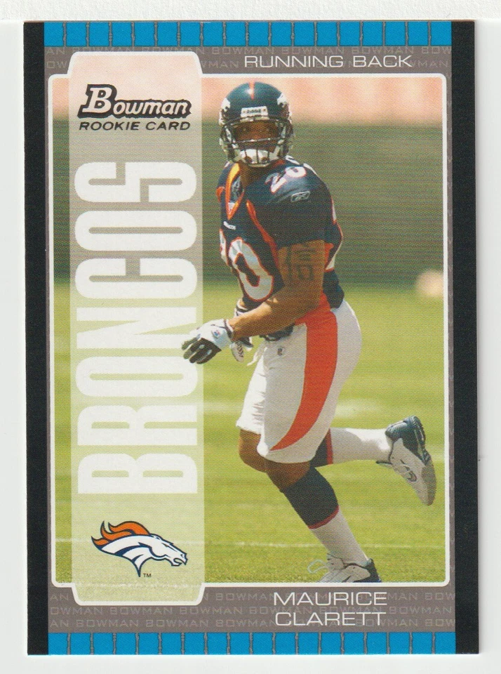 Maurice Clarett RC - Denver Broncos (NFL)  2005 Bowman Football # 162 Mint - Image 1 of 1
