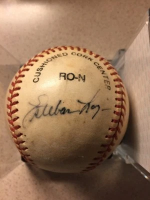 Esteban Loaiza/Dante Bichette Signed/Autograph Game Used Baseball PSA/ DNA COA  - Image 1 of 4