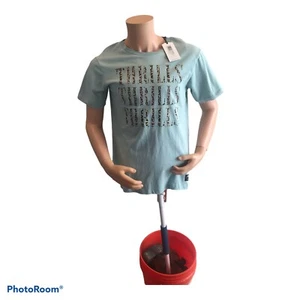 Wesc Mens Max Thrills Tee Shirt (AW20) Light Green Medium.  - Picture 1 of 5