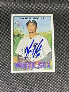 Michael Ynoa Chicago White Sox Signed Auto 2016 Topps Heritage Card #632 ~ COA - Picture 1 of 3