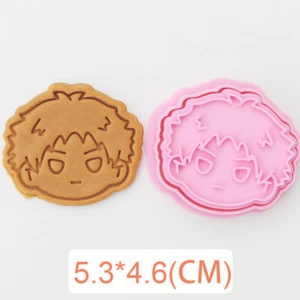 ¡¡Haikyuu!! Herramientas de impresión para hornear moldes dibujos animados Akaashi Keiji Cookie versión Q - Imagen 1 de 6