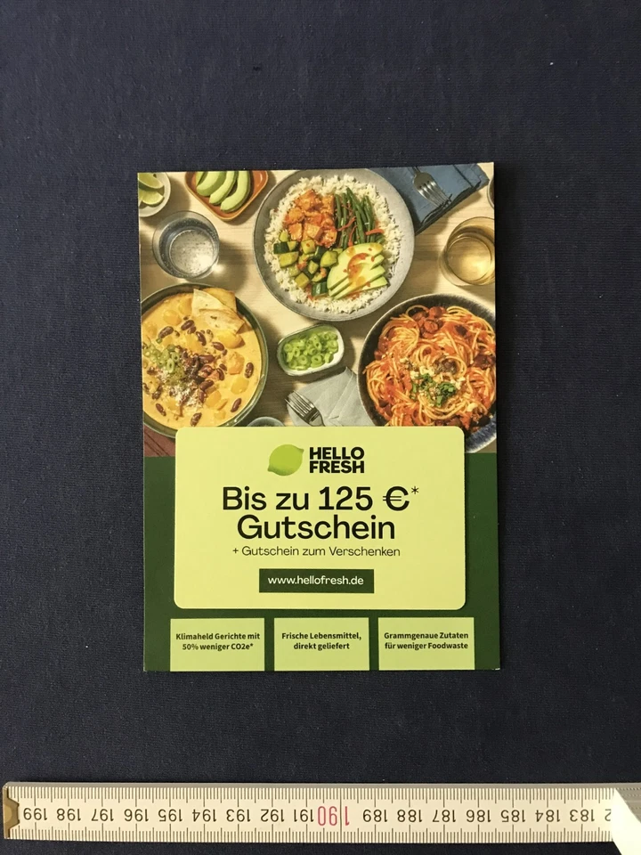 Bis 125 € Gutschein für Hello Fresh jetzt günstig kaufen TOP NUR FÜR NEUKUNDEN - Bild 1 von 1