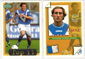 2001 Top 11 Aimo Diana Brescia Card World Cup