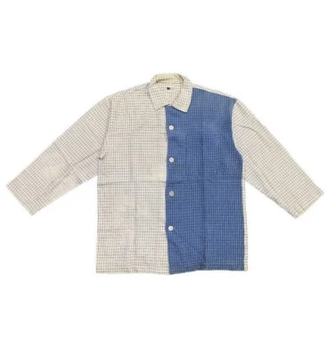 Camisa Issey Miyake Vintage - Miyake Design Studio - Camisa Padrão Tártaro de 2 Tons - Imagem 1 de 4