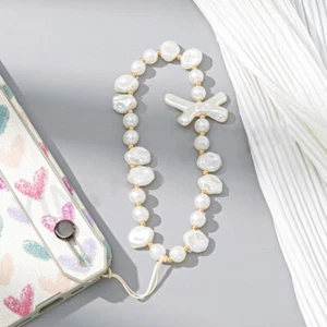 Love Bow chaîne de perles bracelet lanière porte-clés téléphone portable sangle sac Penda e - Photo 1 sur 20