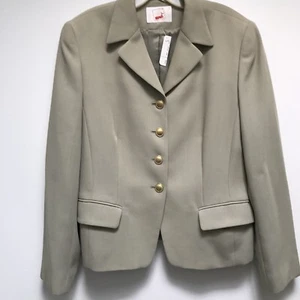 Mondi Women's Blazer Pale Green Crop Jacket Long Sleeve Light Weight 42 - Picture 1 of 4