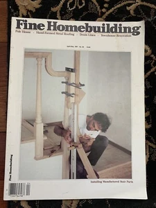 Taunton's Fine Homebuilding Magazine Issue 39 April/May 1987 Manufactured Stair - Picture 1 of 5