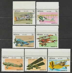 1986 Vietnam Stamps Vancouver Expo' 86 Scott # 1625-1631 MNH          - Picture 1 of 2