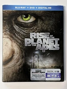 Rise of the Planet of the Apes (Blu-ray, DVD, Digital HD / UV) w/ Slipcover - Bild 1 von 4