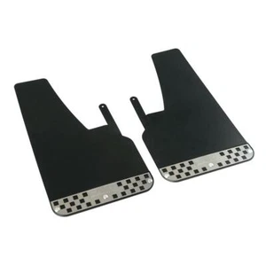 12991 Rally Pair Front/Rear Spray Guards Black 1pc - Picture 1 of 3