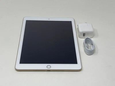 Apple iPad 5th Generation 2017 32GB 4G LTE Unlocked WiFi A1823 Gold Good - Image 1 of 4