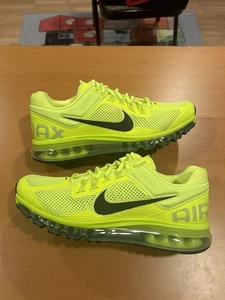 Größe 9,5 - Nike Air Max 2013 Volt Cyber grün gelb schwarz HF3660-700 Turnschuhe - Bild 1 von 6