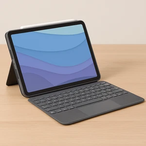 Logitech Combo iPad Pro 11" Funda Teclado Desmontable Retroiluminada - Gris Oxford - Imagen 1 de 1