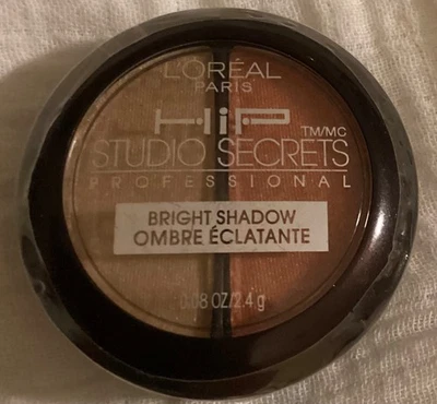 L'Oréal HIP Studio Secrets Professional Bright Shadow Duo 404 Flare Pigments New - Image 1 of 2