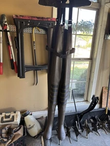 White River Chest Waders Green Lug Soles Trout Fishing Duck Hunting or... Size 9 - Picture 1 of 11