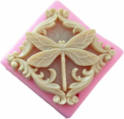 Dragonfly Soap Mold -  Dragonfly Silicone Mold for Handmade Soaps, Lotion Bars,  - Image 1 of 4
