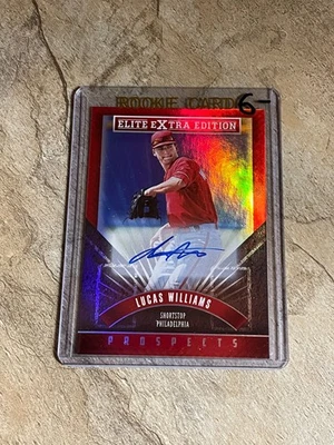 2015 Elite Extra Edition Lucas Williams Rookie Auto - Prospects - Image 1 of 2