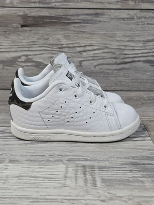 Adidas Stan Smith Jóvenes Niños Zapatos con Cordones Tenis Talla 7K Blanco Camuflaje  Foto 1 de 4