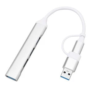 USB C Hub Multiport Adapter Type C And USB To 4xUSB Hub For Laptop Keyboard M CB - Afbeelding 1 van 23