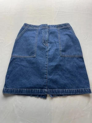 Vintage Casual Corner ANNEX Denim Jean Mini Skirt Women Size 2 Blue Back Pockets - Image 1 of 4