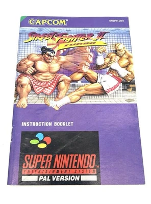 Super Nintendo Streetfighter Two Turbo Instruction Booklet Manual VGC - Image 1 of 2