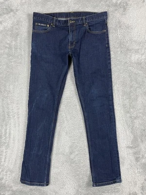 Pantalones de mezclilla Nike para hombre 34* azul lavado oscuro elástico pierna recta cremallera mosca 509863-460 Foto 1 de 4