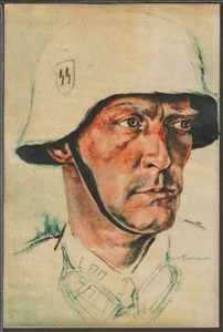 ✔️ DEUTSCHLAND 3. Reich WWII SELTENE POSTKARTE - REPRODUKTION Replik Faksimile - Bild 1 von 2