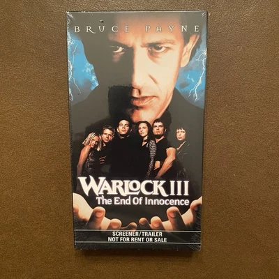 Warlock III: The End of Innocence VHS 1999 Screener Promo Tape Brand New Sealed - Image 1 of 4