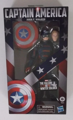 FIGURA DE ACCIÓN EXCLUSIVA DE 6" DE MARVEL LEGENDS CAPITÁN AMÉRICA JOHN F WALKER WALMART Foto 1 de 3