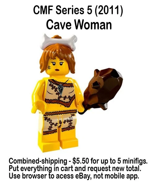 LEGO 8805 Serie 5 CMF Mujer Cueva Minifigura 2011 Completo Envío Combinado Foto 1 de 1