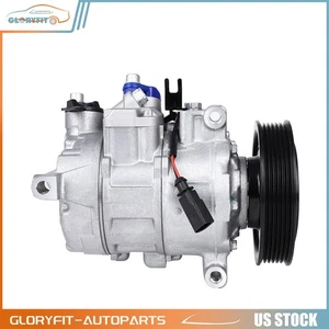 1X AC A/C Compressor for 2009-2012 Audi Q5 A6 A7 Quattro 2006-2011 Audi A6 S4 S5 - Picture 1 of 7