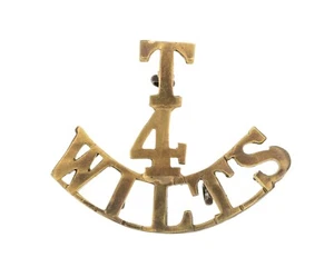 Título de hombro T 4 Wilts metal latón - Imagen 1 de 1