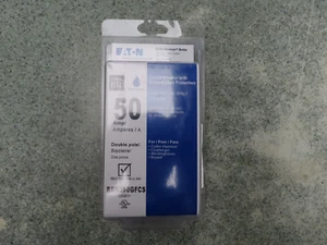 EATON SCHNEIDHAMMER BRN250GFCS 2-polig 50 AMP Typ BR Leitungsschutzschalter - Bild 1 von 4
