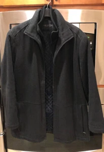 Marc New York Andrew Marc Mens Peacoat - Large Black Charcoal - Picture 1 of 4