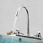 Double Hot Cold Faucet Motor Home Handles / Double & RV & Holes Kitchen Mobile