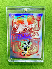 Desmond Ridder SILVER PRIZM ROOKIE CARD 2022 DESMOND RIDDER Elite ROOKIE ON DECK