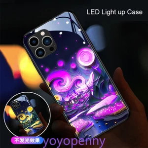 Induction Starry Night LED Light up Phone Case Cover for iPhone 17 16 13 Pro Max - Picture 1 of 19