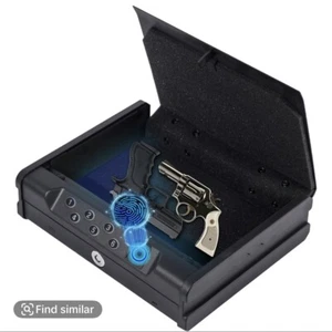 Biometric Security Safe for Valuables, Easy Edition, 3 Ways Quick Access - Picture 1 of 7