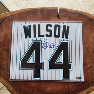RARE PRESTON WILSON AUTOGRAPH SIGNED 8 x 10 COLOR PHOTO FLORIDA MARLINS SWEET - Picture 1 of 1